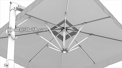 Фрагмент уличного зонта ('Завод бытовых и строительных изделий'). © SllaVA.com