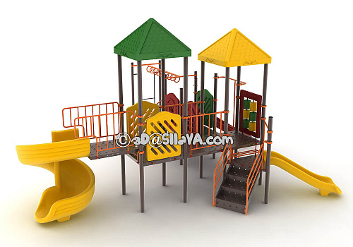 Детская площадка (игровое оборудование). © SllaVA.com