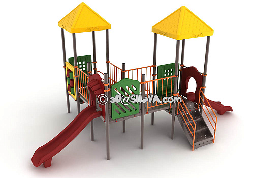 Детская площадка (игровое оборудование). © SllaVA.com